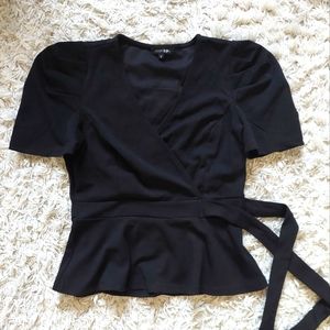 Black blouse top